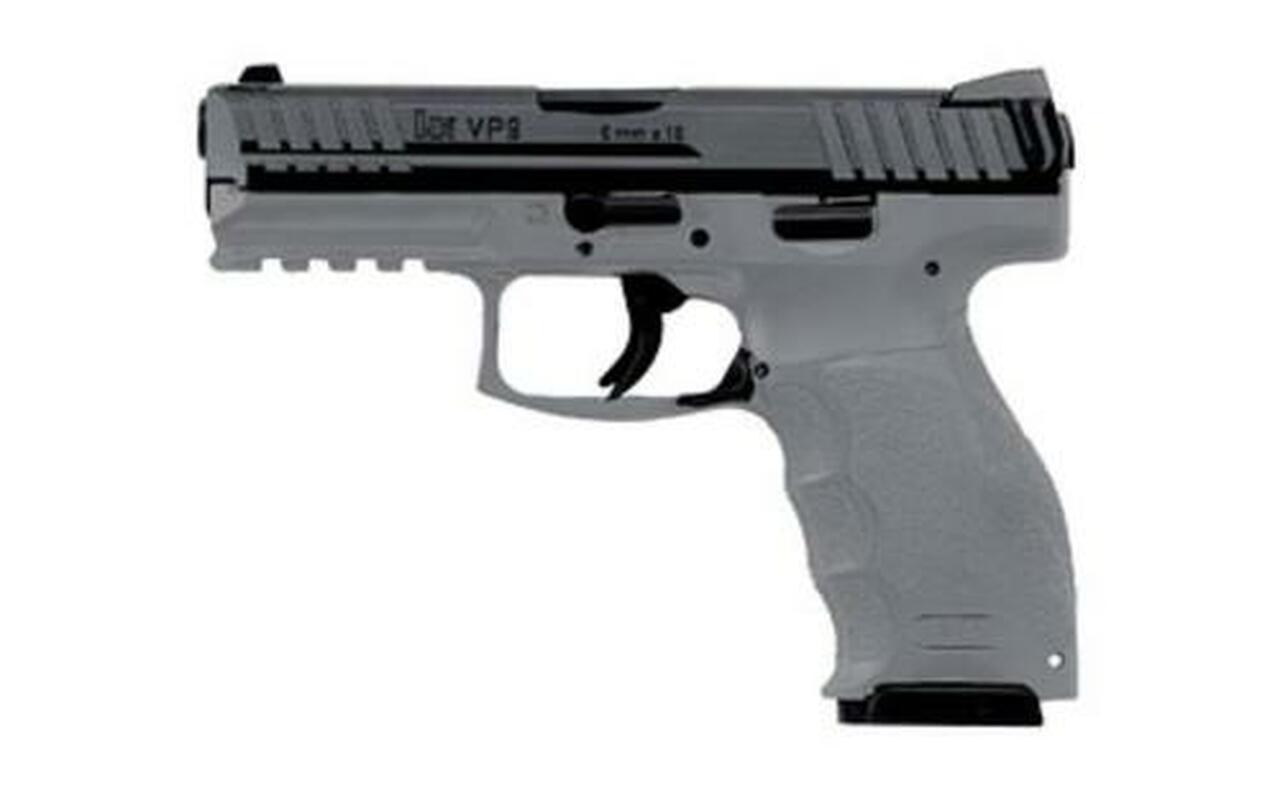 HK VP9 9mm Grey 4" Barrel Night Sights 15rd Mag
