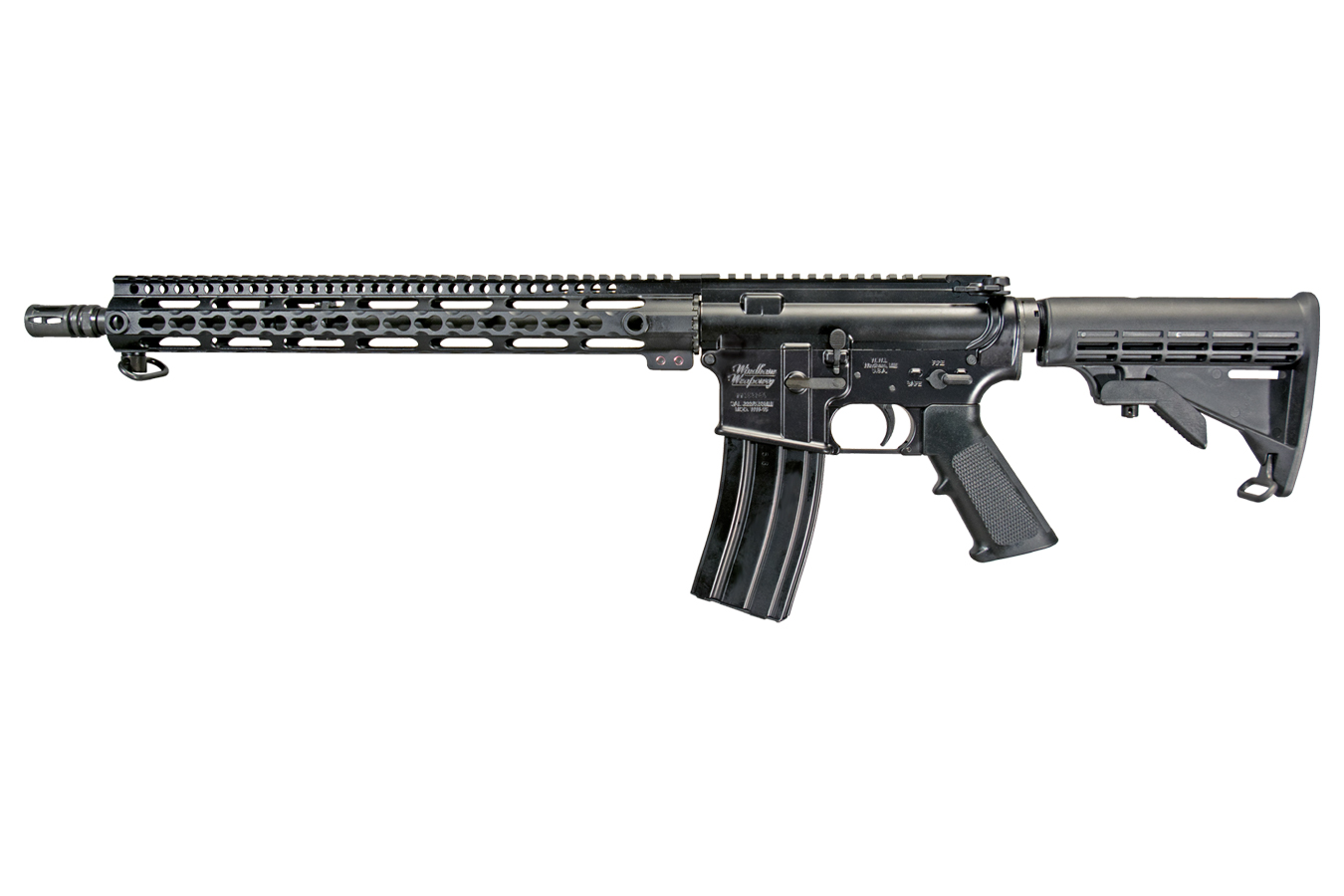 WW-15 5.56mm AR15 Rifle w/ M4 Profile, 16-inch Barrel and Free Float KeyMod Rail