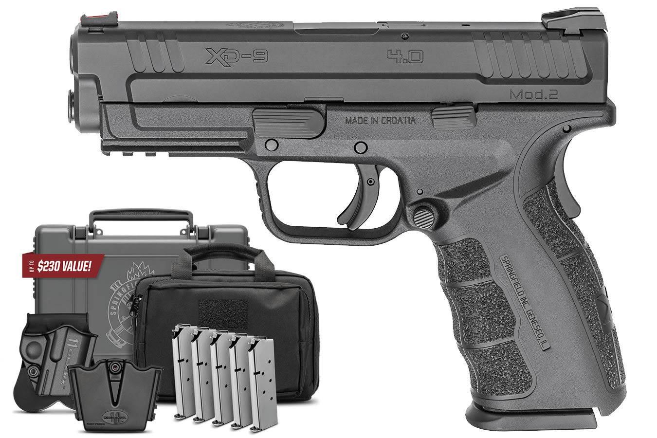 XD Mod.2 9mm 4.0 Service Model with Instant Gear Up Package