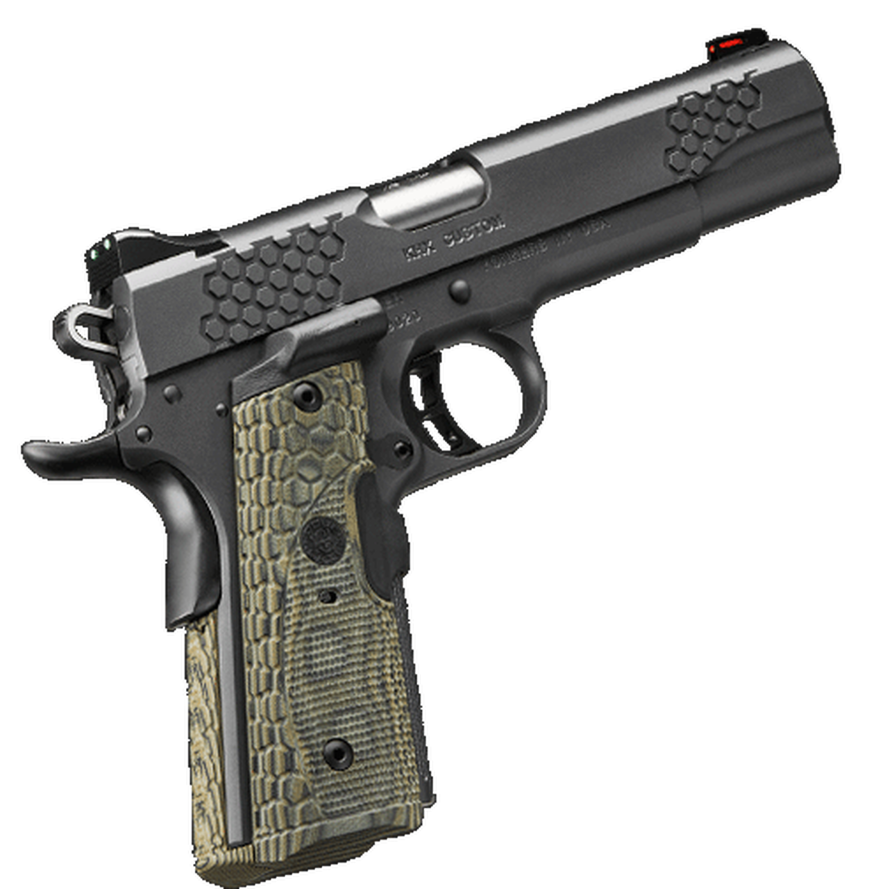Kimber KHX Custom 1911 45 ACP 5" Barrel, Hogue Lasergrip, Fiber Optic Front Sight 8rd Mag