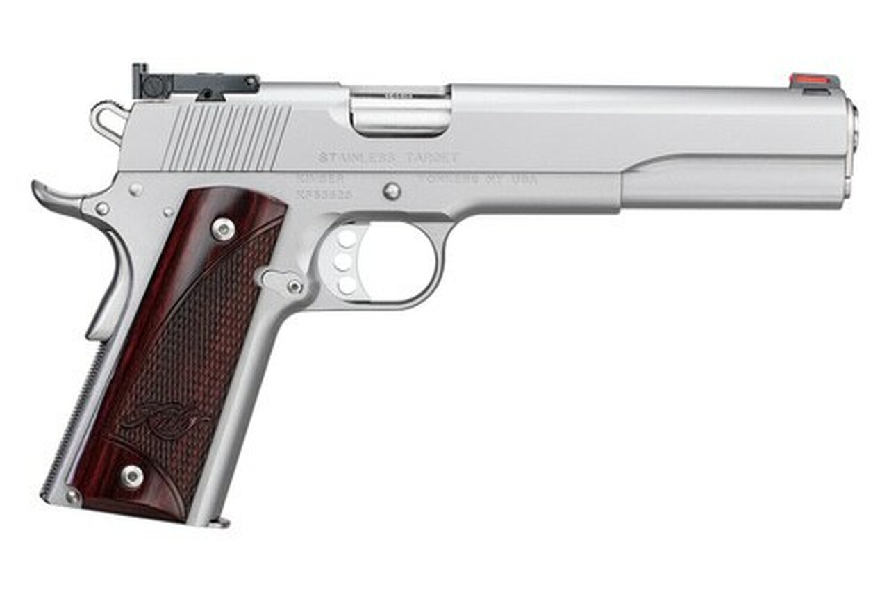 Kimber Stainless Target, 10mm, 6" Barrel, 8rd, Stainless Steel