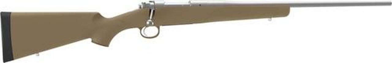 Kimber 84M Hunter Rifle, .243 Win, 22", Flat Dark Earth Polymer Stock, SS