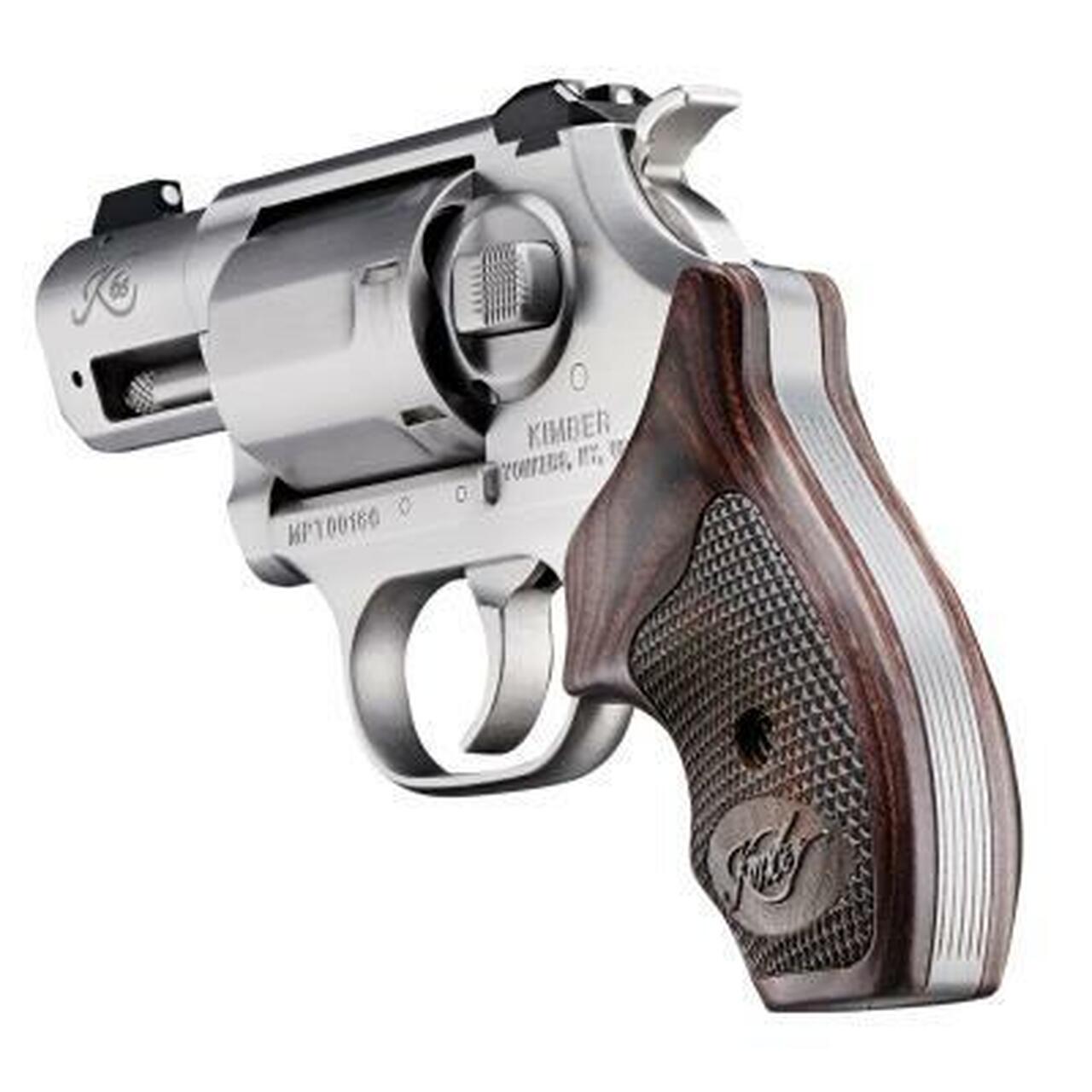 Kimber K6S .357 Mag, DA/SA, 2" Barrel, Walnut Boot Grip, Diamond Checkering