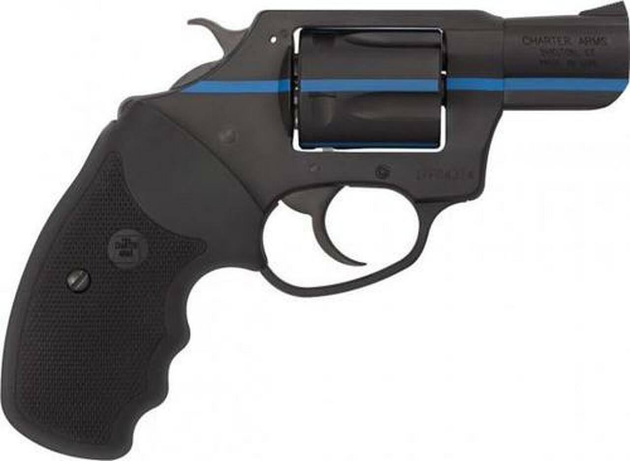 Charter Arms First Responder 911 Blue, .38 Special, 2" Barrel, 5rd, Black/Blue Stripe