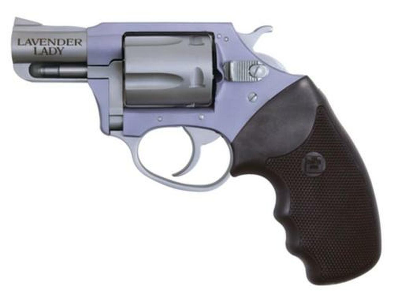 Charter Arms Lavender Lady Undercover Lite, .38 Special, 2" Barrel, 5rd, Stainless/Lavender