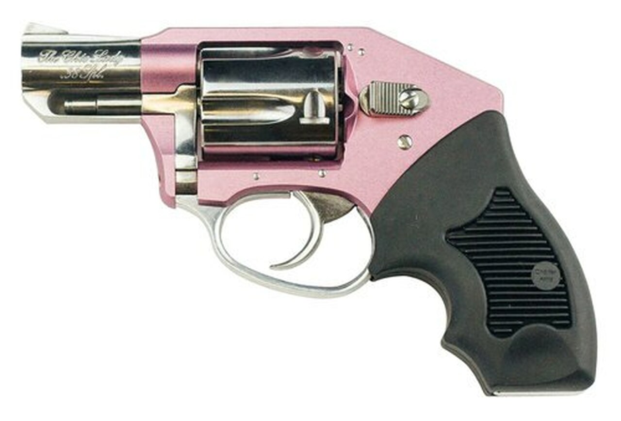 Charter Arms Chic Lady Undercover Lite, .38 Special, 2", 5rd, DAO, Pink/Stainless, Pink Case