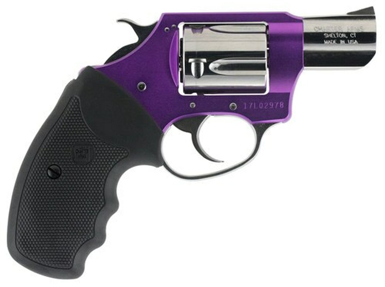 Charter Arms Chic Lady, .38 Special, 2" Barrel, 5rd, Black Rubber Grip, Magenta Frame