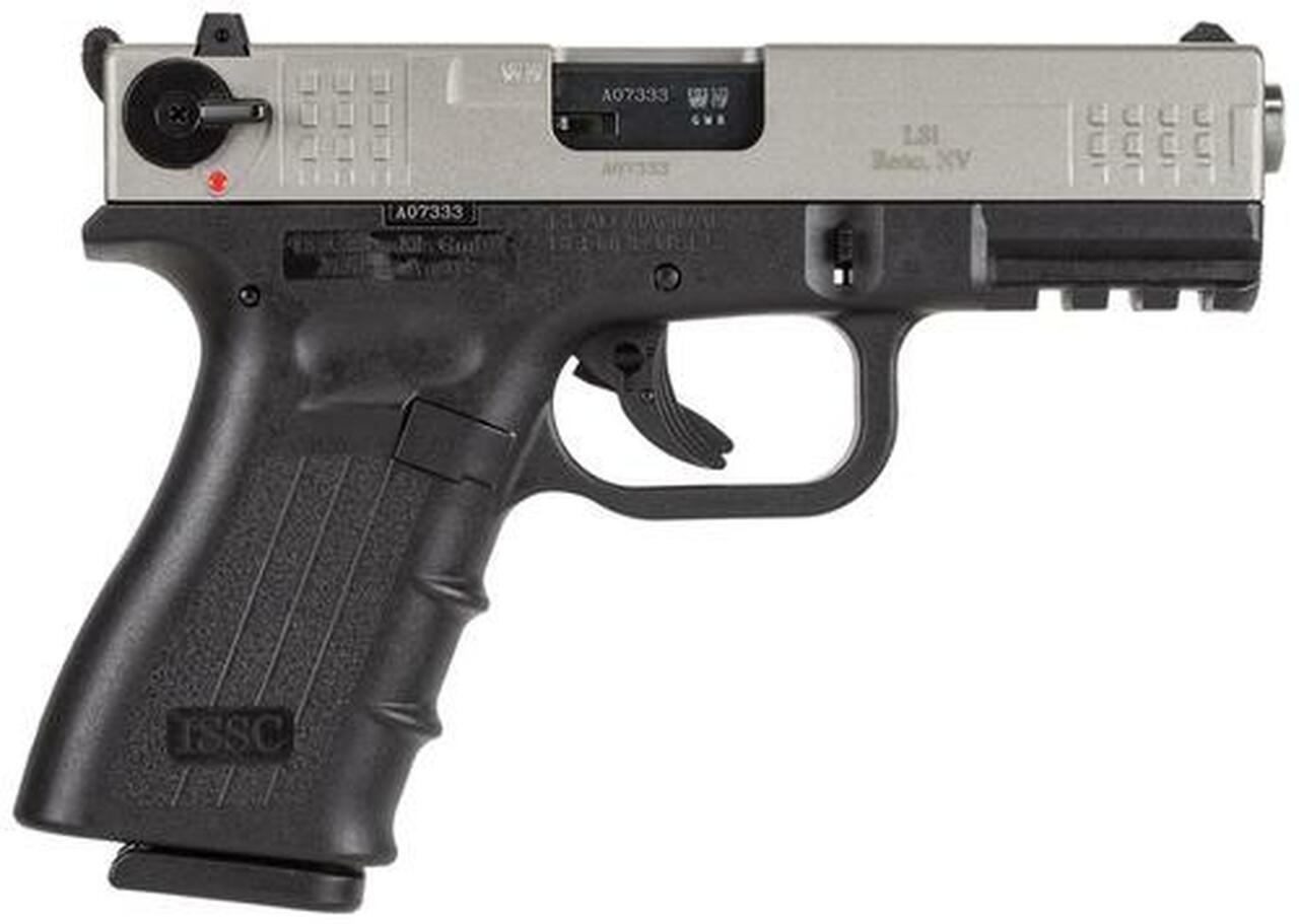 ISSC M22 Standard 22LR 4" Barrel, Black Poly Frame/Brushed Chrome Slide, 10rd