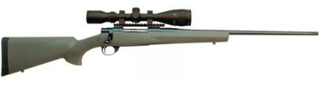 Howa/Hogue GameKing Scope Package 6.5x55 Swedish 22" Contour Barrel Blue Finish Olive Drab Green Hogue Stock 5rds With GameKing 3.5-10x44mm Riflescope