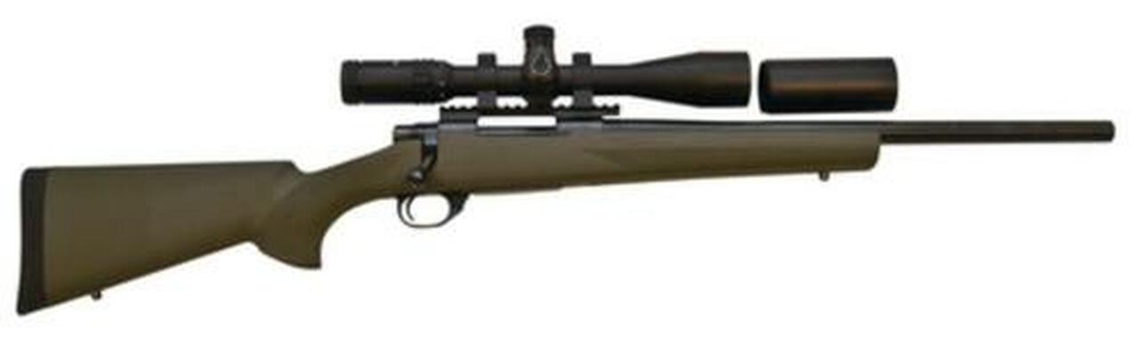Howa Hogue/TargetMaster Combo .308 Winchester 20" Heavy Barrel Green Hogue Stock 4-16x44mm Target Master Riflescope Ill Mil-Dot Reticle