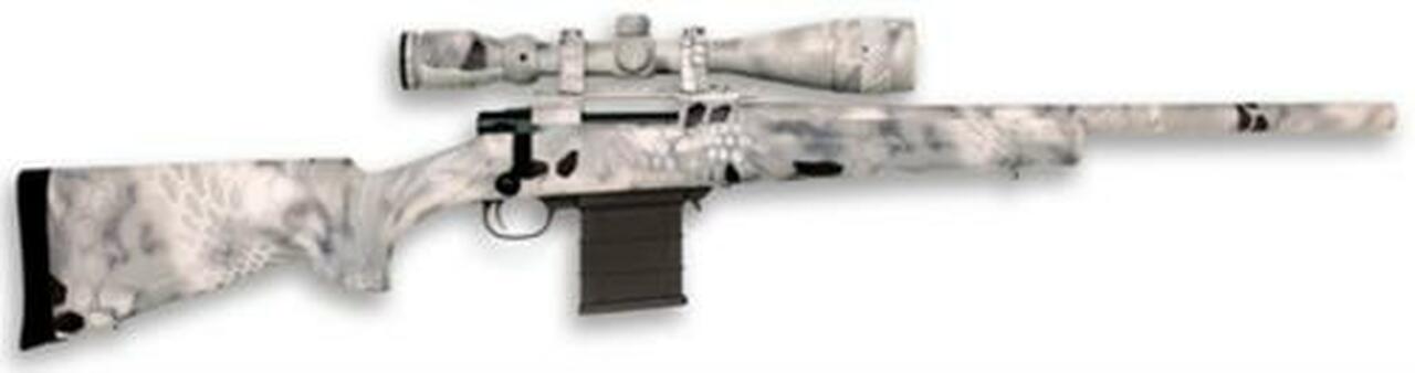Legacy Kryptek Full Dip Rifle Package .223 Remington 20" Heavy Barrel 4-16x44mm Nikko Stirling Scope Raid Camouflage 5rd