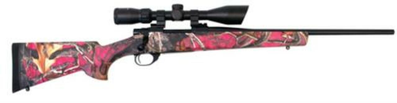 Howa Youth Lightweight Camo Package .243 20" Barrel Foxy Woods Camo Nighteater 9-3x42mm Riflescope 5rd