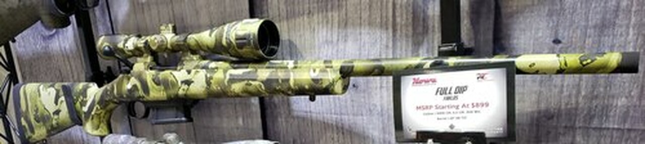 Howa Kryptek Favlos Full DIP Rifle 6mm Creedmoor MAG Kit, 20 MOA Base, Bipod 24" Barrel #6, Threaded 5/8"X24 1-8"