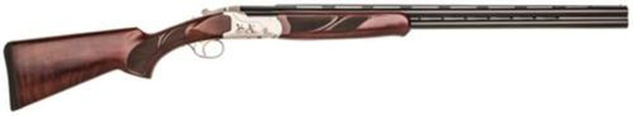 Legacy Pointer Sporting 20 Ga 3" Chamber 28" Barrel Satin Blue Finish Extractors Five Choke Tubes Turkish Walnut Stock