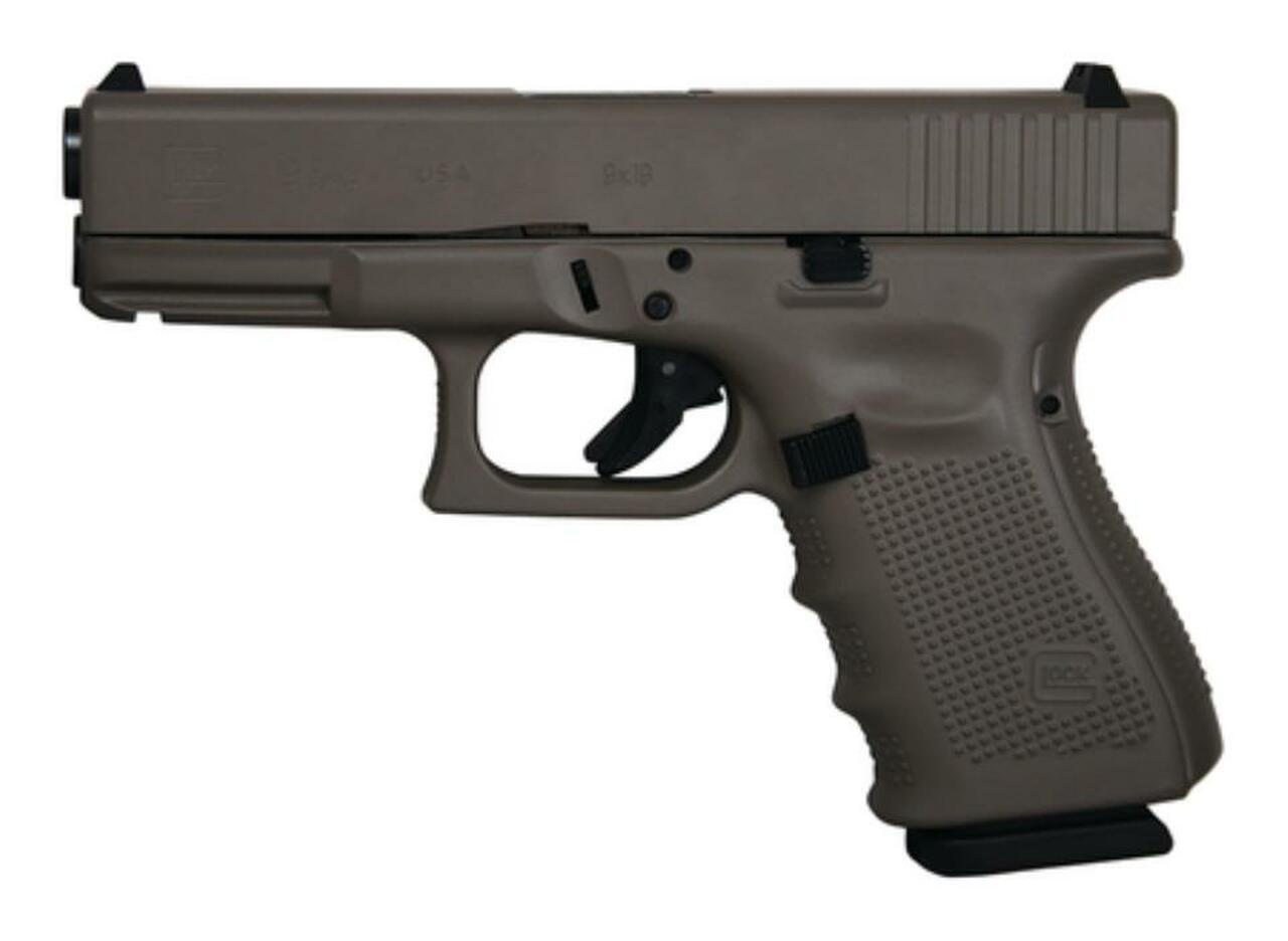 Glock G19 Gen4 9mm 4" Barrel Cerakote Elite Earth Finish USA Made 15rd Mag
