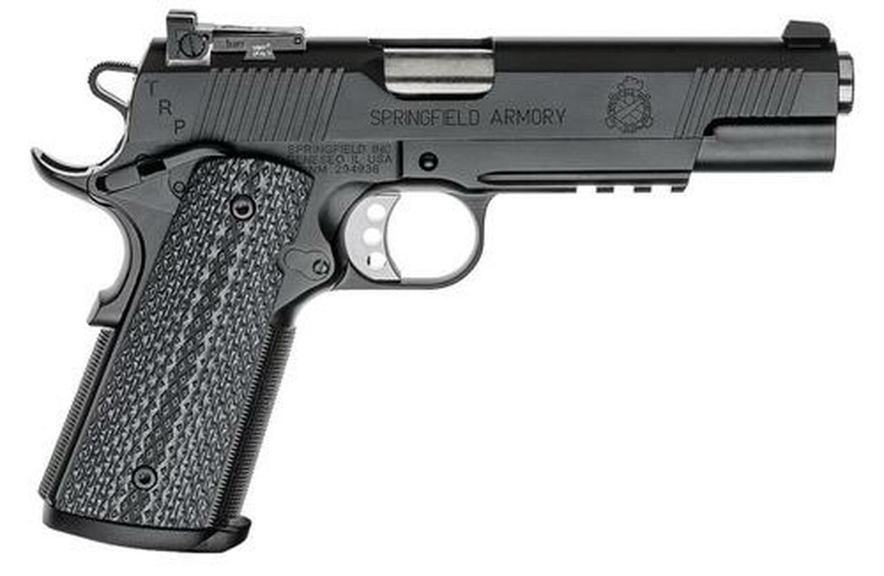 Springfield TRP Operator 1911, 45 ACP, 5", 7rd, G10 Grips, Black Armory Kote