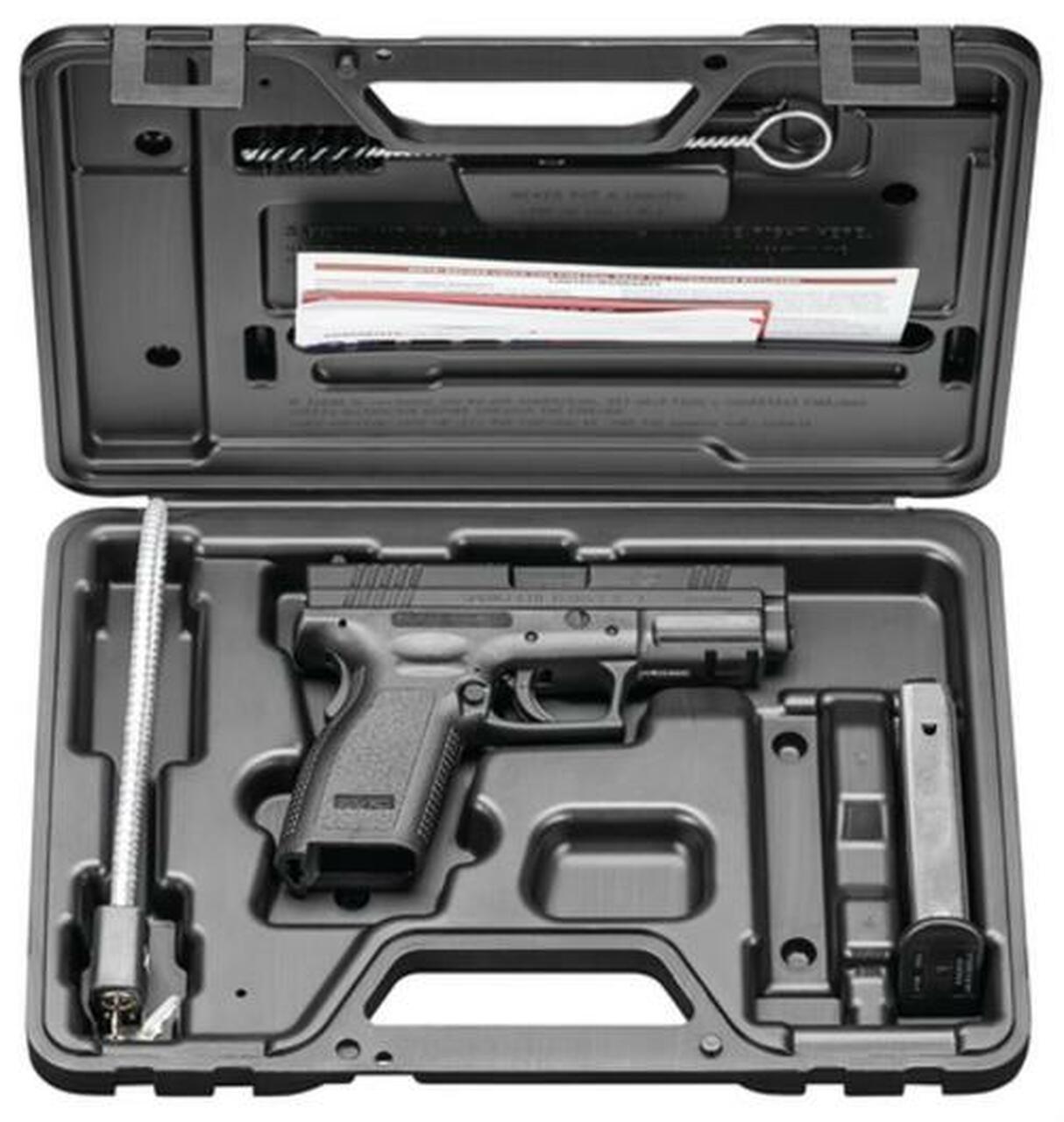 Springfield XD Essential Package DAO 40S&amp;W 4" Barrel, Poly Grip/Frame Black, 10rd