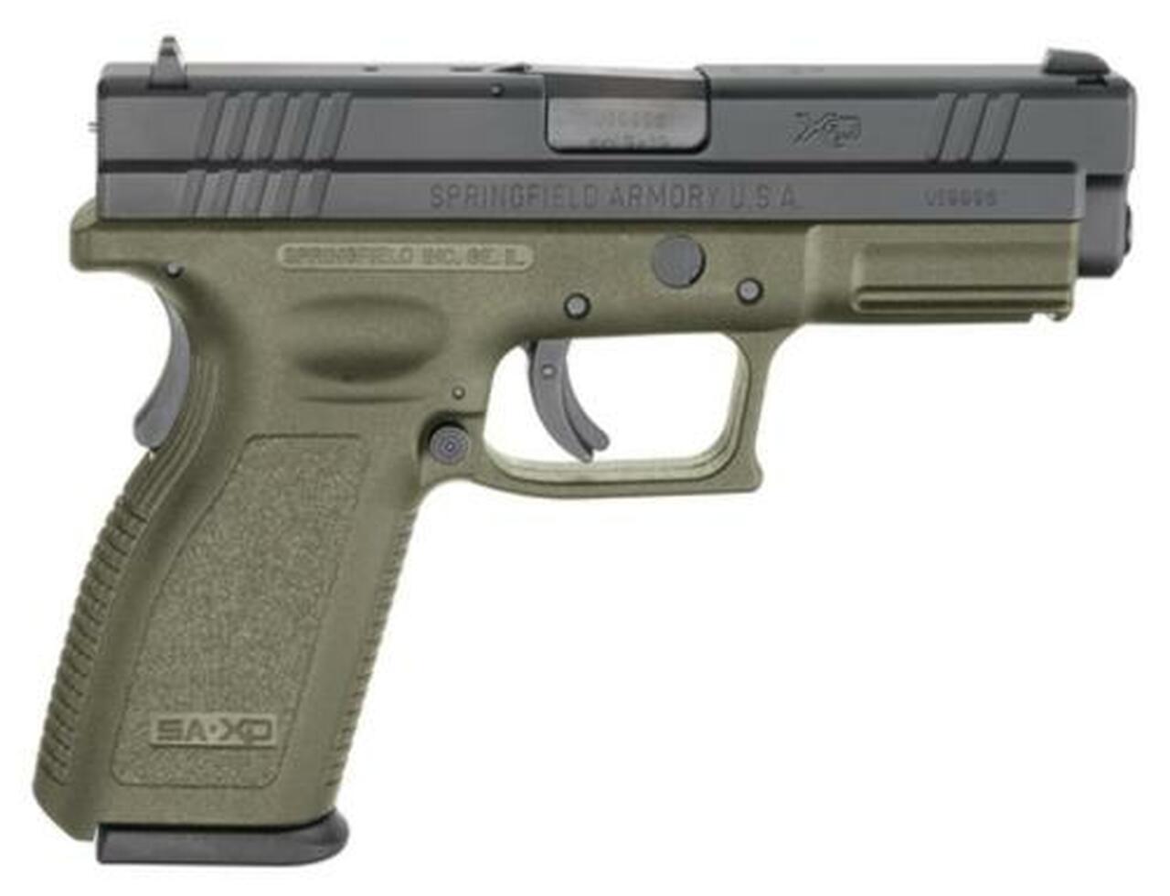 Springfield XD 40, 4 Inch, Olive Drab, 2006 package, 12rd Mags