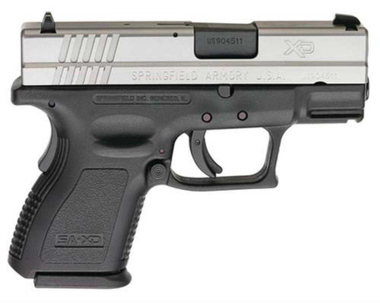 Springfield XD 9mm, 3" Sub Compact, 2 Tone, 16 Rd Mag