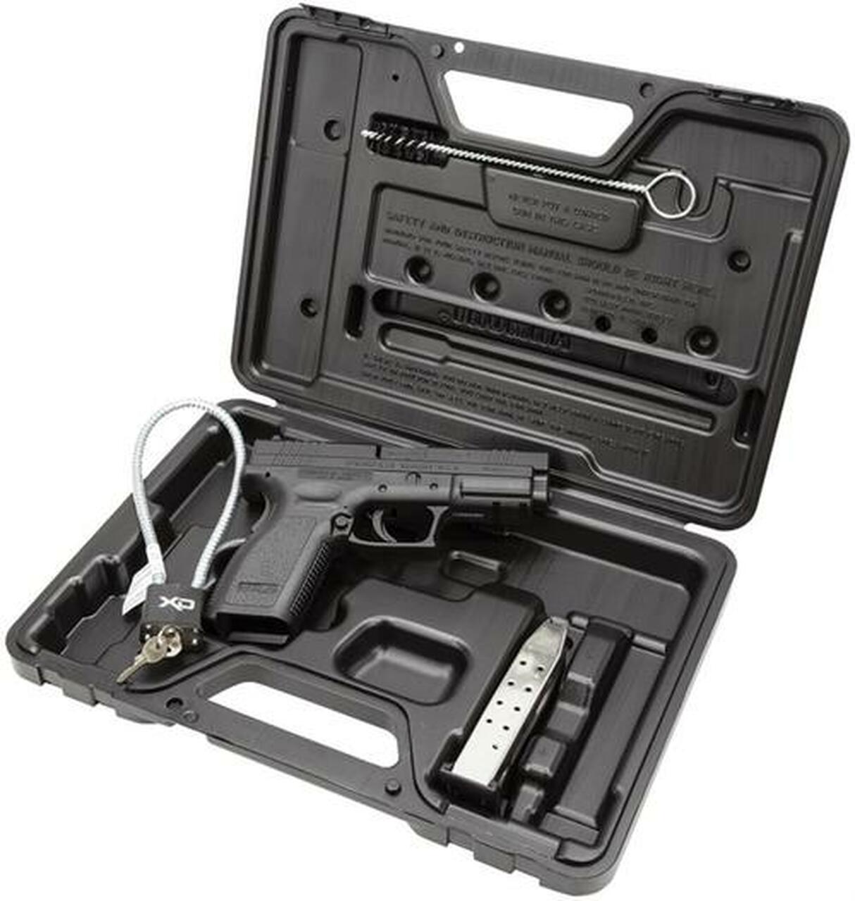 Springfield XD Essential Package DAO 45 ACP 4" Barrel, Poly Grip/Frame Black, 10rd