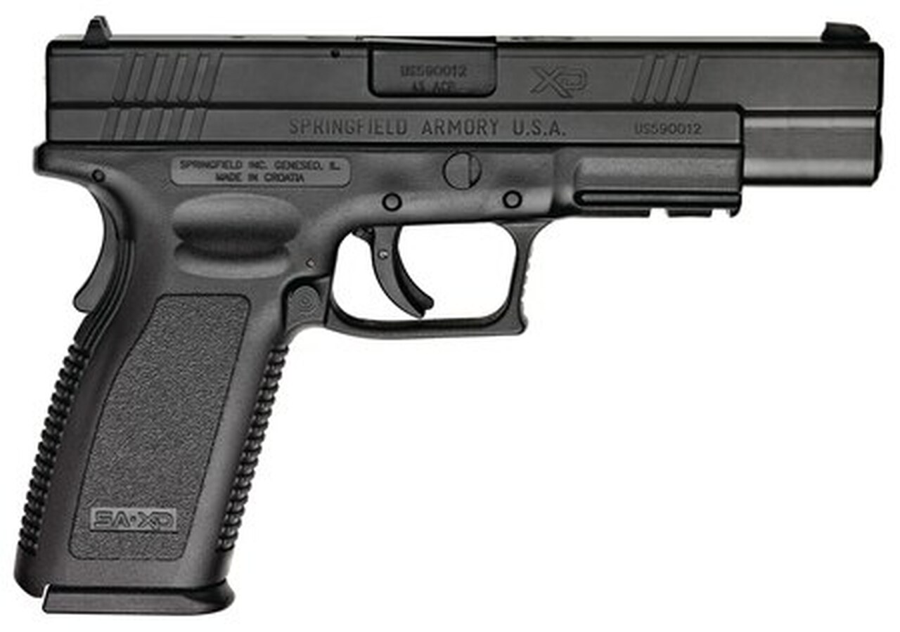 Springfield XD 45 ACP 5" Black, Night Sights, Package