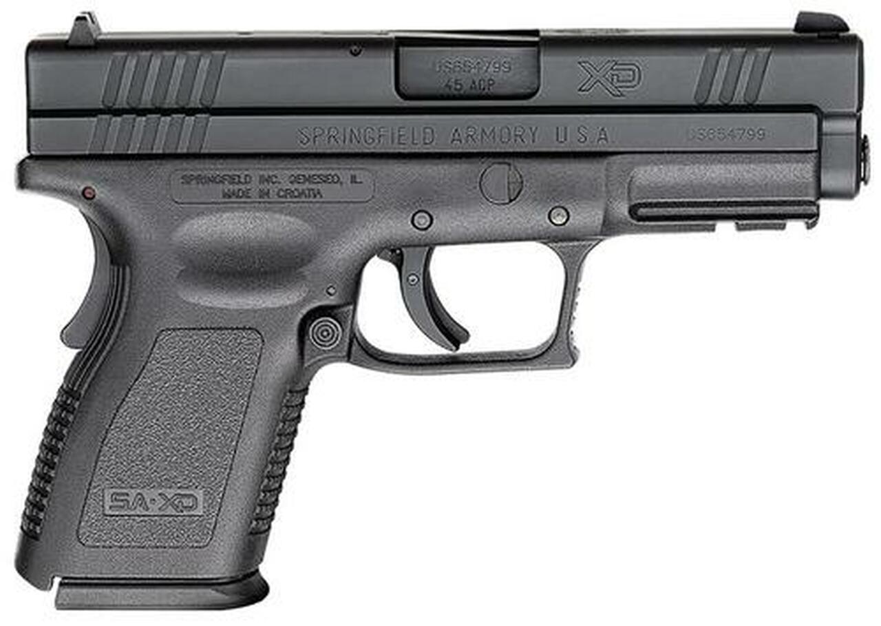 Springfield XD Compact Pistol 45 ACP 4" Barrel Ultra Safety Assurance Action Trigger System Black 13rd