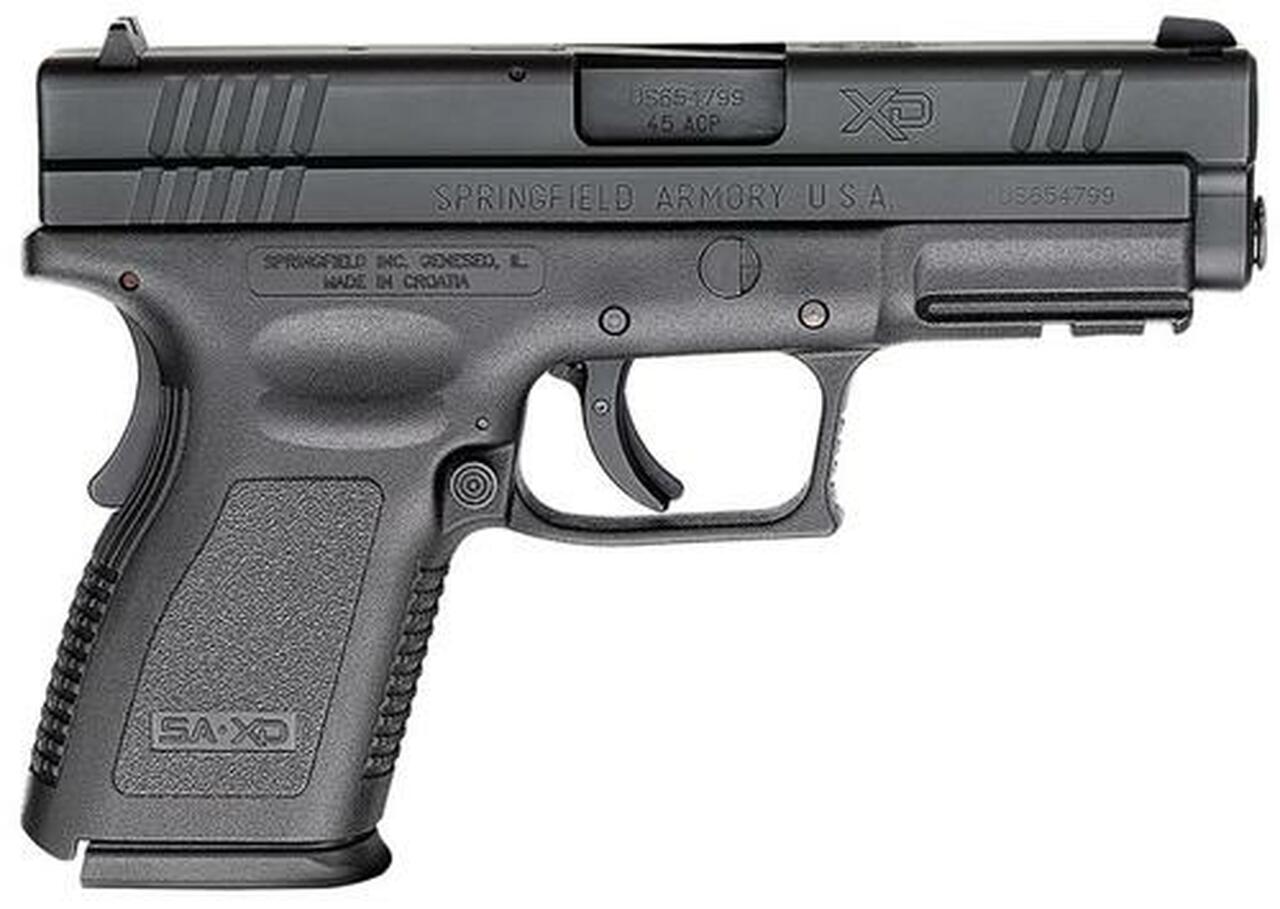 Springfield XD Compact Pistol 45 ACP 4" Barrel Ultra Safety Assurance Action Trigger System Black 10rd