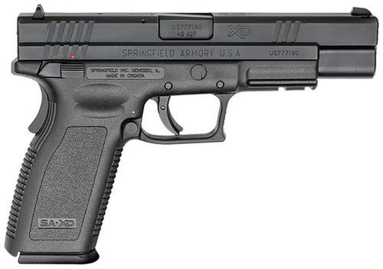 Springfield XD Full Size With Thumb Safety 45 ACP 5" Barrel Black 10rd