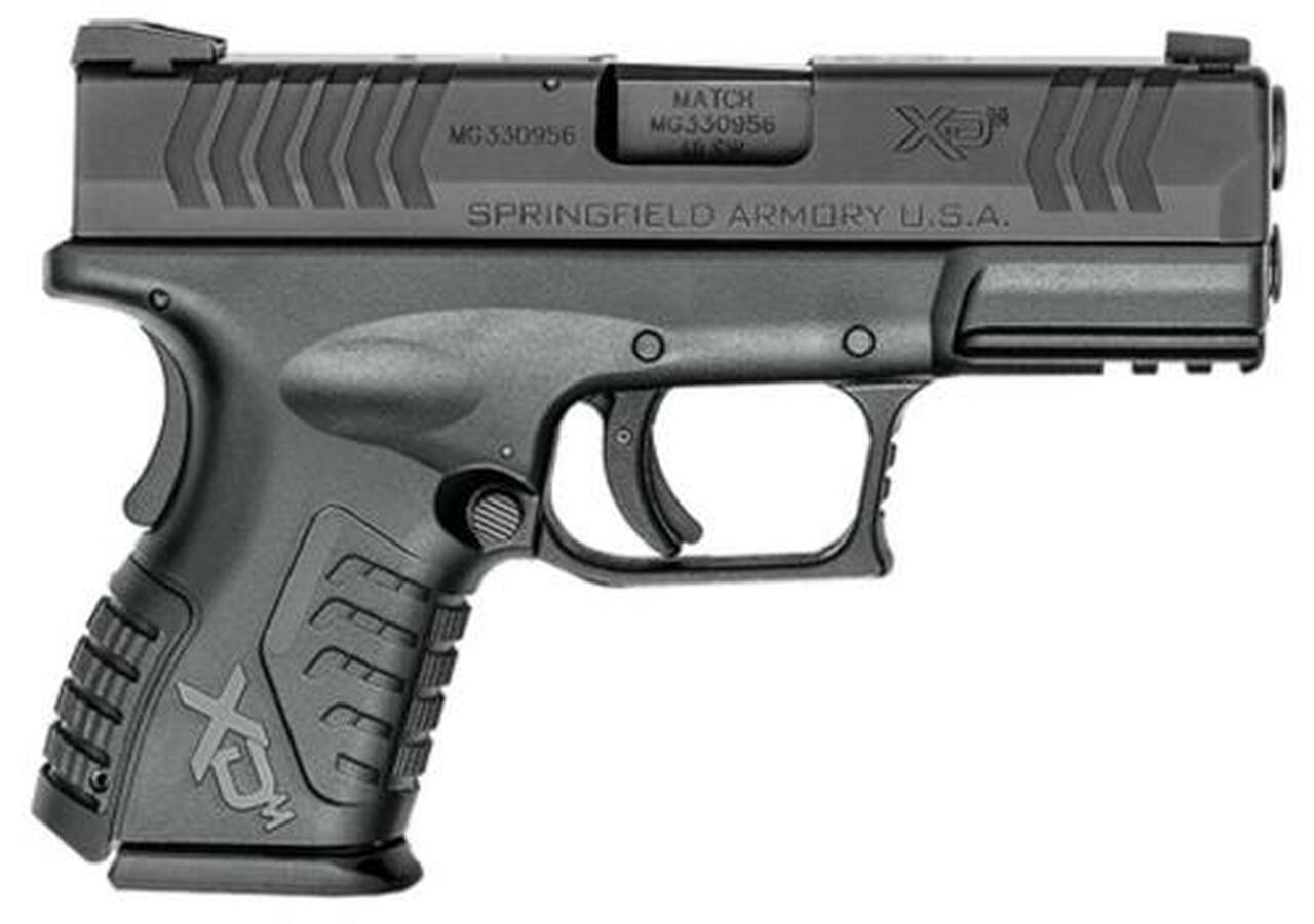Springfield XDM Compact, .40 S&amp;W, 3.8", 11rd, Black