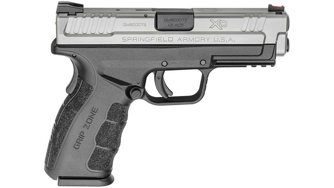 Springfield XD Mod.2 Tactical 45 ACP, 4" Barrel, Fiber Optic Front Sight SS Slide 13rd Mag
