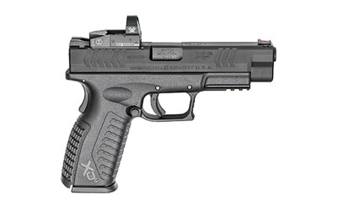 Springfield XDM 9mm, 4.5" Barrel, 3 Sight Bases, Black, 10rd