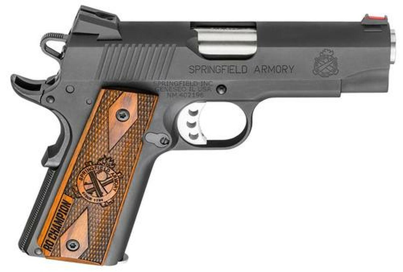 Springfield 1911 9mm 4" Barrel, Cocobolo Grip Black Parkerized, 8rd
