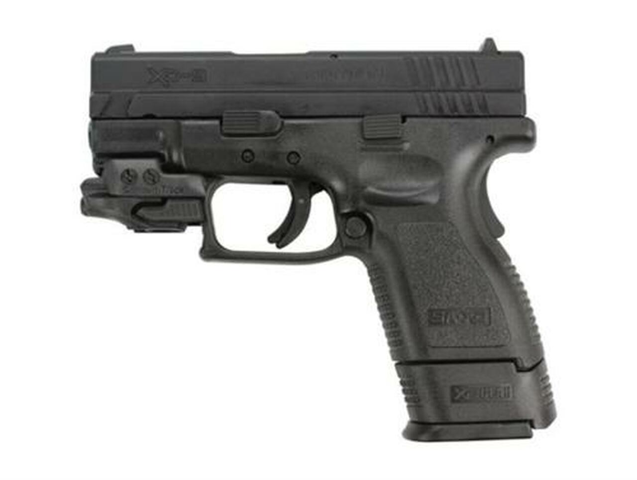 Springfield XD 9MM, Crimson Trace laser, 3", 2 10rd mags