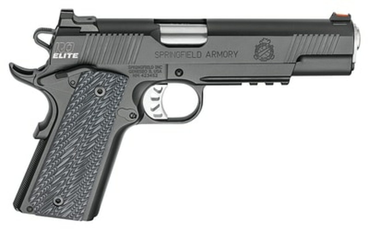 Springfield Range Officer Elite, Operator 1911 9MM, 5" Barrel, G10 Black Grips, 2-9Rd Mags