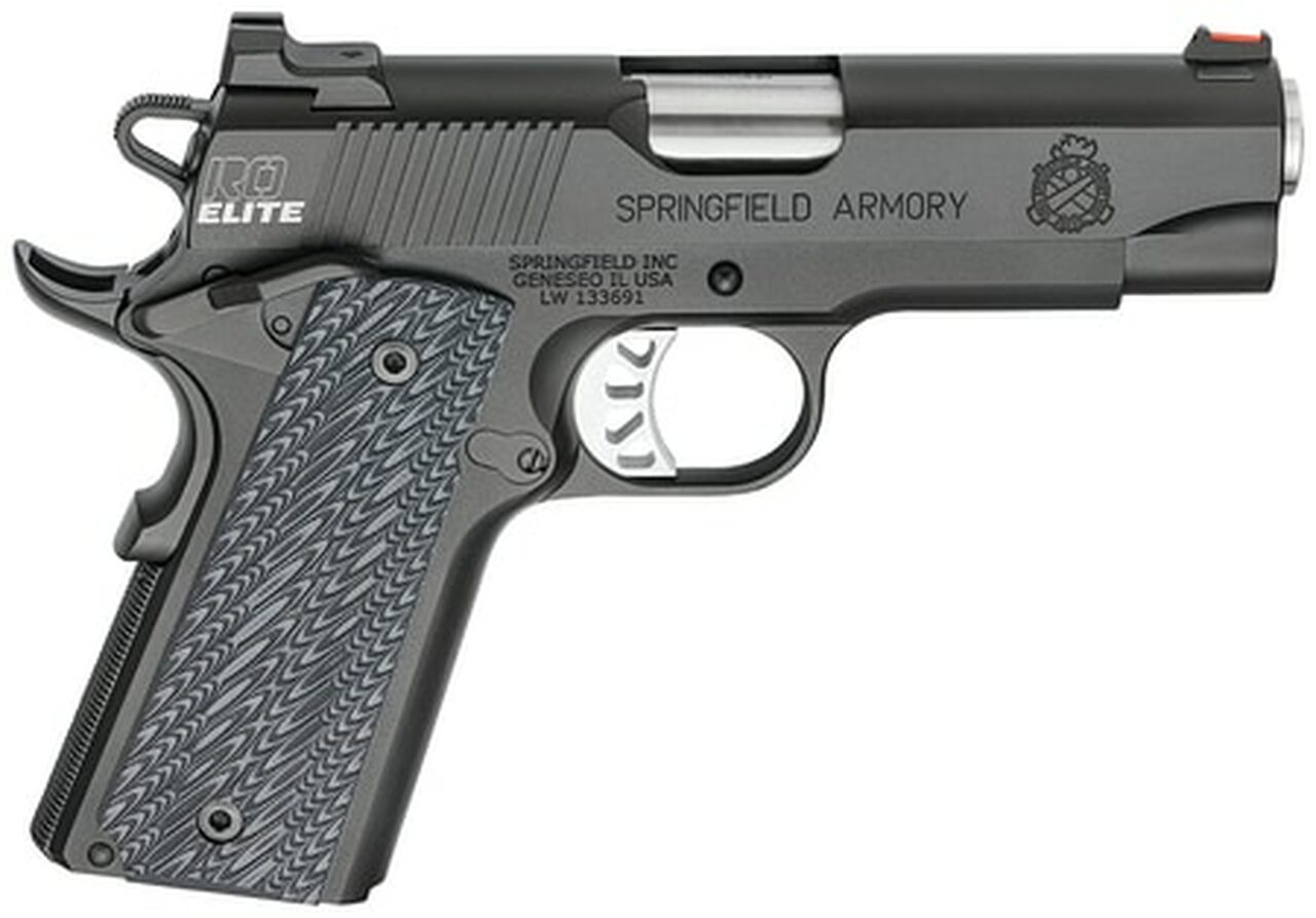 Springfield 1911 Range Officer Elite Champion 9mm 4" Barrel Fiber Optic Front Ambi Safety 9rd Mag