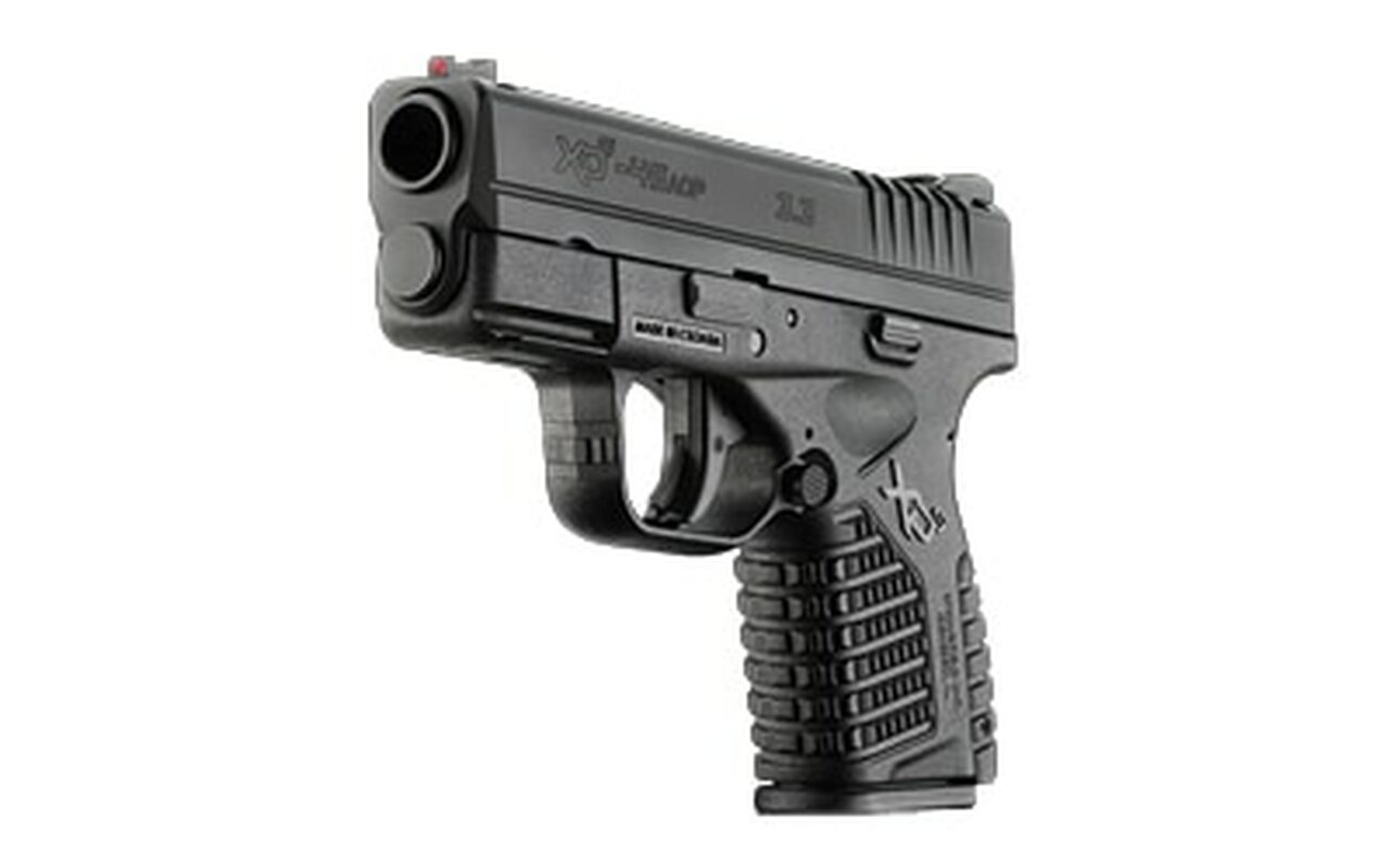 Springfield XD-S, 45 ACP, 3.3" Barrel, 5rd, Black Melonite