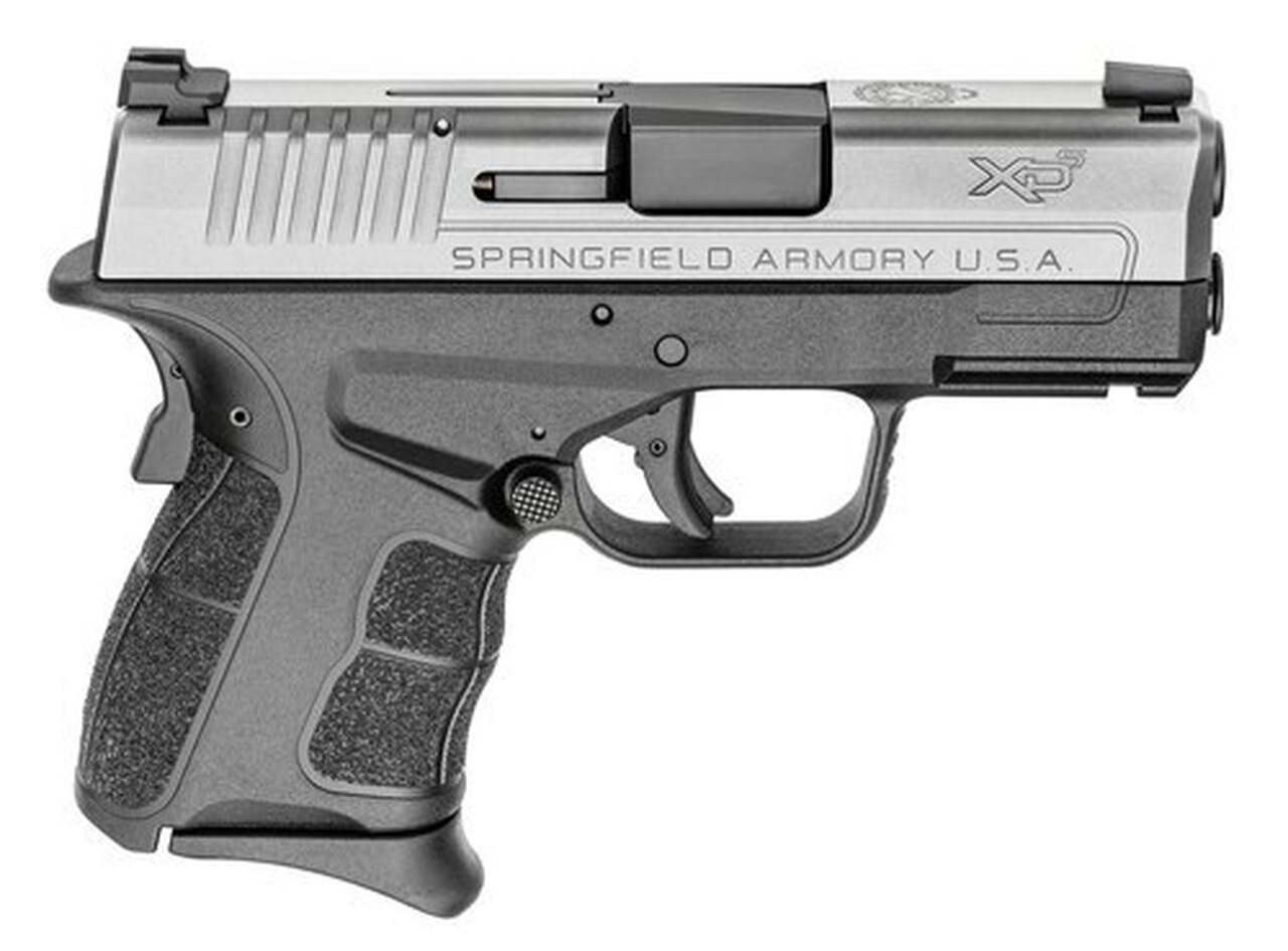 Springfield XD-S Mod.2 45 ACP, 3.3", TNS, Black Polymer Grip/Frame, Stainless Slide, 5rd