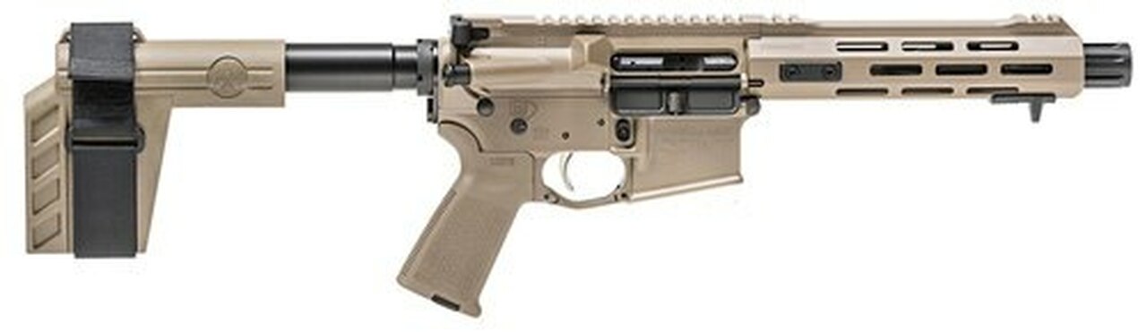 Springfield Saint, .223/5.56, 7.5", 10rd, SBX-K Arm Brace, Flat Dark Earth