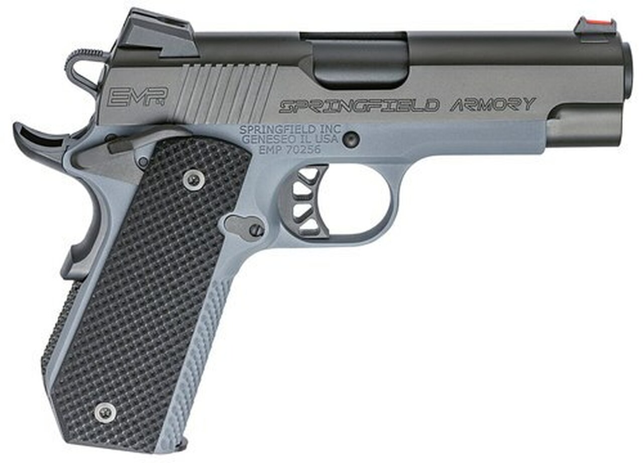 Springfield 1911 EMP Concealed Carry, 9mm, 4" Barrel, 9rd, Gray
