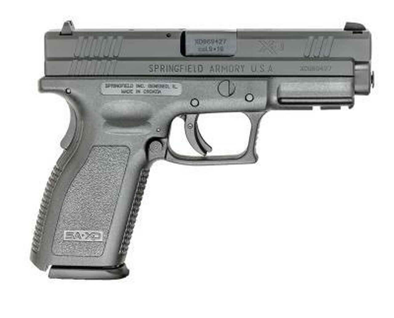 Springfield XD 9mm Defender Series Full Size, 4" Barrel, 10rd, Black