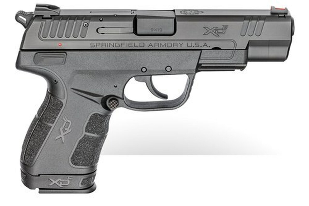 Springfield XD-E, 9mm, 4.5" Barrel, 8rd/9rd, Black