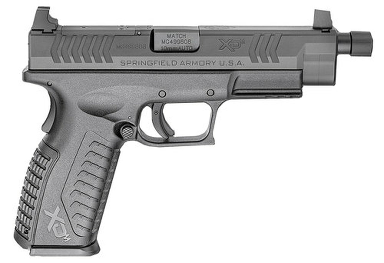 Springfield XD(M) 10mm 5.3" Barrel Black Grip/Frame Black Melonite Slide