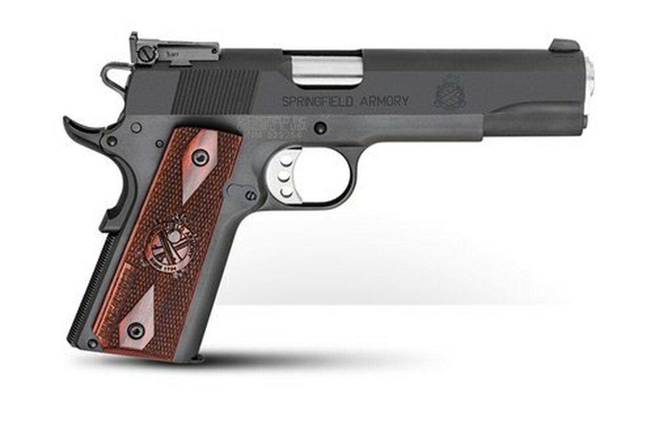 Springfield 1911 Range Officer, Instant Gear Up Package, 45 ACP, 5" Barrel, 7rd, Cocobolo Grips