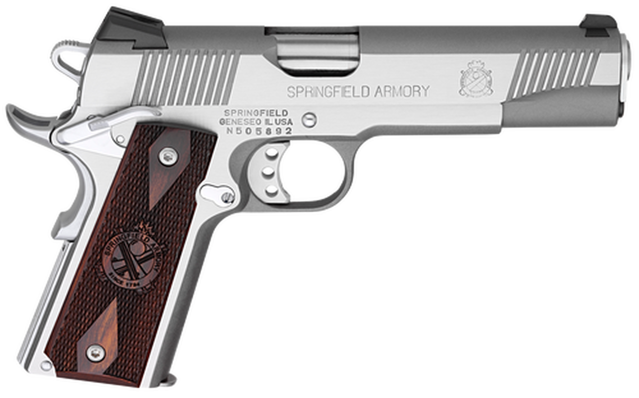 Springfield Gear Up Package Loaded 45 ACP, 5" Match, Mag Pouch, SS, Case, Bag, 5x7rd Mags, CA Legal