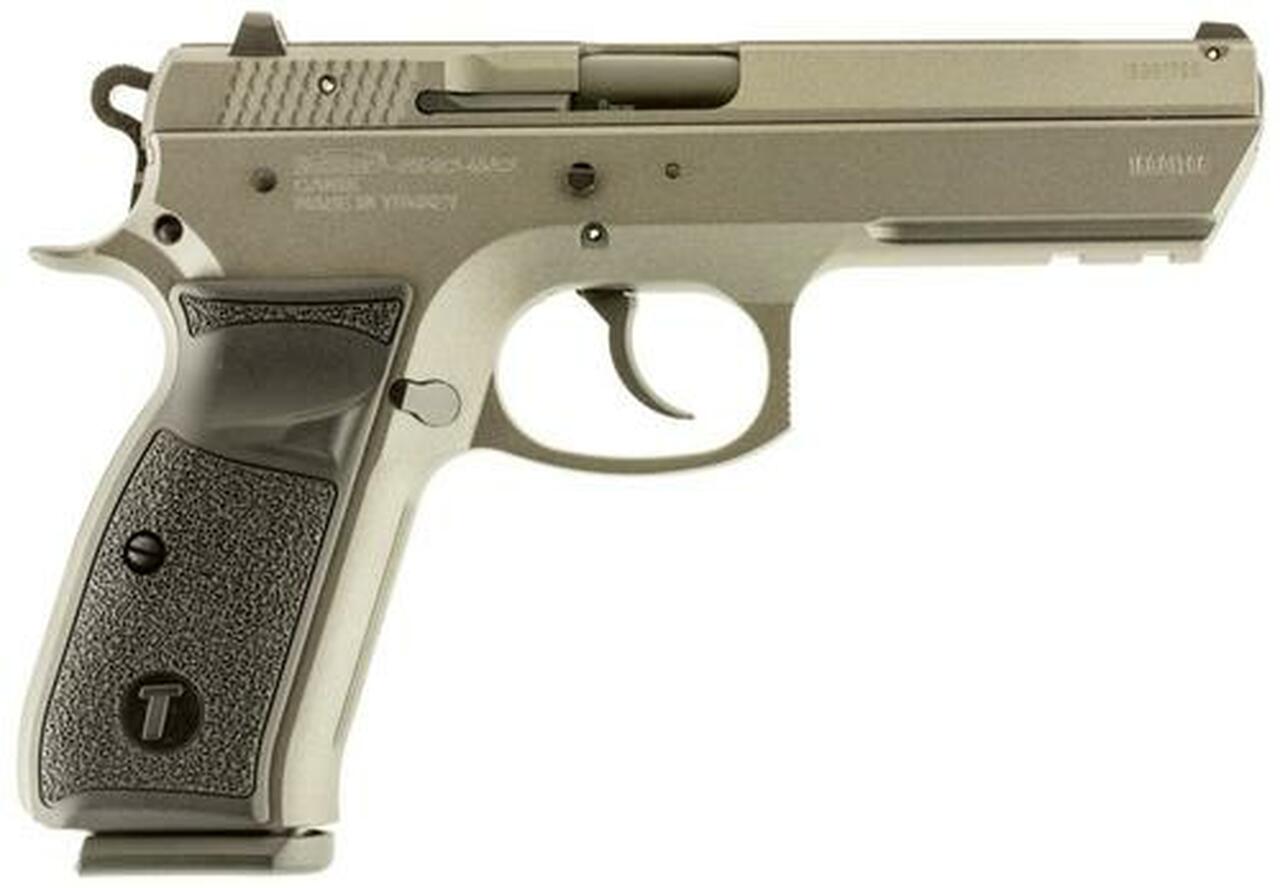 Tristar T-120 9mm, 4.7", 17rd, Black Grip, Grey Cerakote