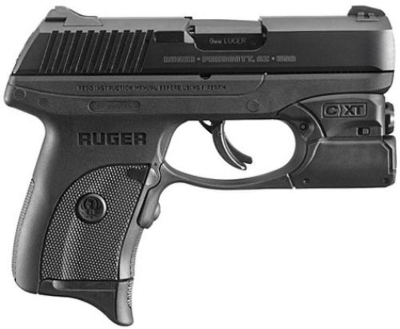 Ruger LC9S Pro, 9mm, 3.12", 7rd, Blued, W/Crimson Trace Light