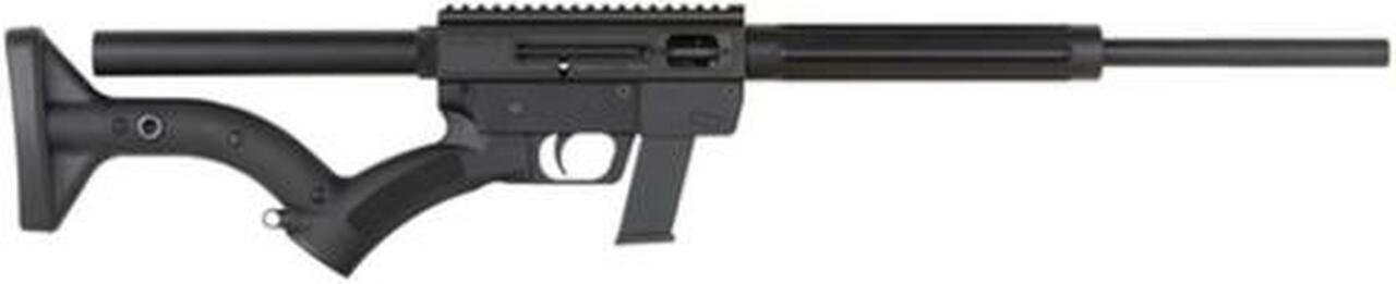 Just Right Carbines Just Right Carbines Gen3 SAFE Act Takedoen 9mm 17" Unthreaded Barrel Blue Finish FRS-15 Stock Black 10rd Glock Compatible Magazine
