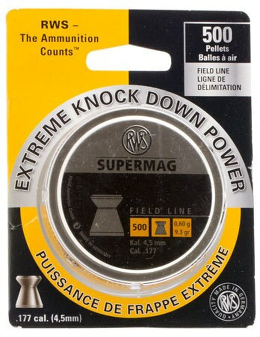 Rws Supermag Pellets 177 Pellet Lead 500