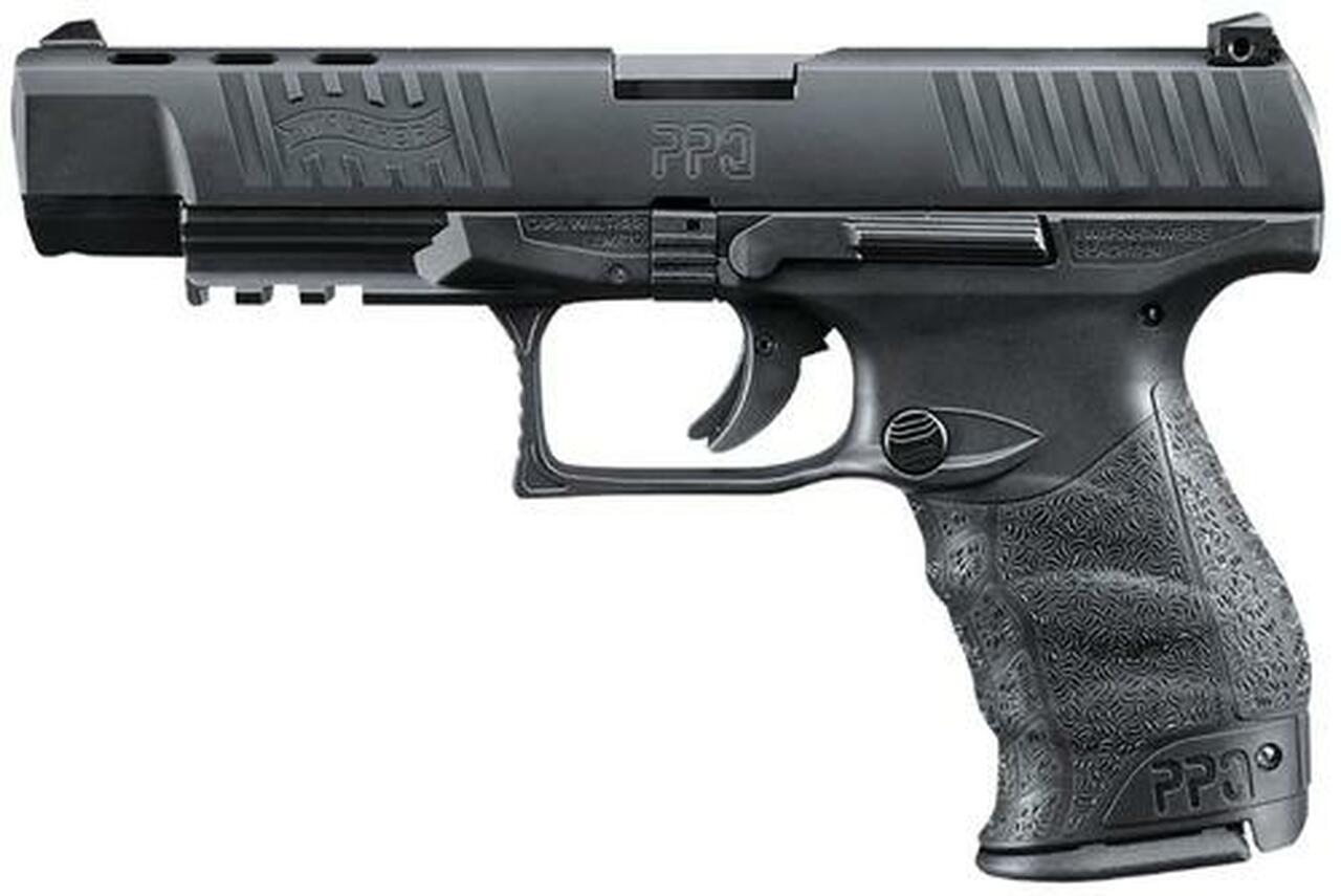 Walther PPQ M2 9mm Black 5" 15 Round, 2 Mags