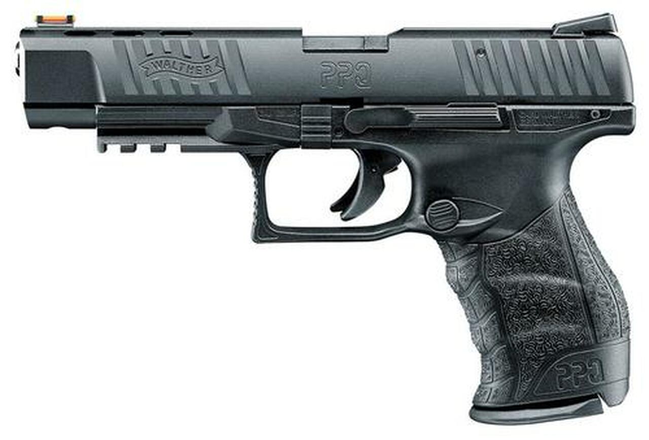 Walther PPQ M2 .22 L.R. 5" Black 10 Round, Fiber Optic Front Sight 1 Mag